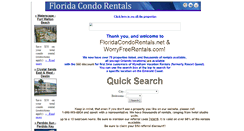 Desktop Screenshot of floridacondorentals.net