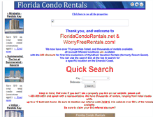 Tablet Screenshot of floridacondorentals.net